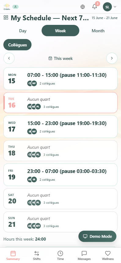 Ordelia mobile app